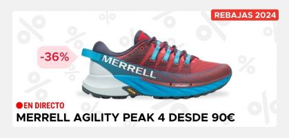 Merrell Agility Peak 4 desde 90€ antes 140€ (-36% de descuento)