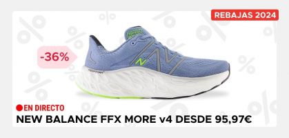 New Balance Fresh Foam X More v4 por 95,97€ antes 150€ (-36% descuento)