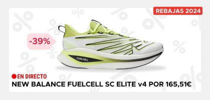 New Balance FuelCell Supercomp Elite v3 por 165,51€ antes 240€ (-38% de descuento)