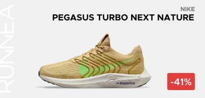 Nike Pegasus Turbo Next Nature desde 94,71€ antes 160€ (-41% de descuento)