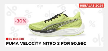 PUMA Velocity Nitro 3 por 90,99€ antes 130€ (-30% descuento)