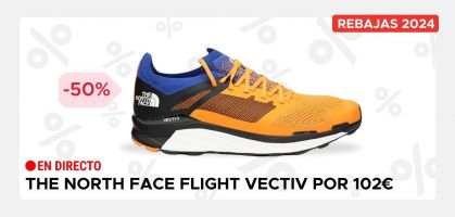 The North Face Flight Vectiv por 102€ antes 205€ (-50% de descuento)