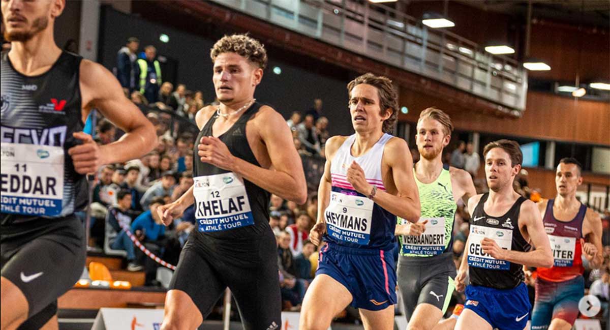 John HEYMANS, atleta belga que busca la final olímpica en 1.500 metros en París 2024