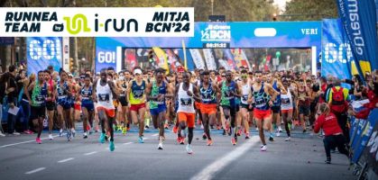 Descubre al equipo RUNNEA by i-run y vive la Mitja Marató Barcelona 2024 desde dentro