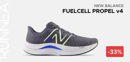 New Balance FuelCell Propel v4 por 75,20€ antes 130€ (-33% de descuento)