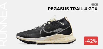 Nike Pegasus Trail 4 Gore-Tex por 105,98€ antes 160€ (-42% de descuento)