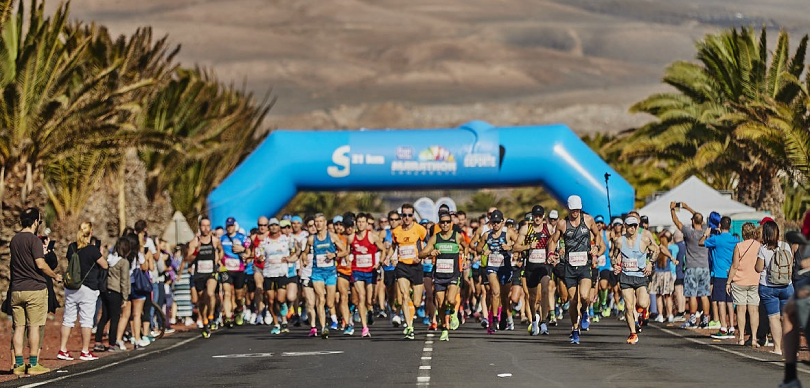 Maratón de Lanzarote 2024: Salida