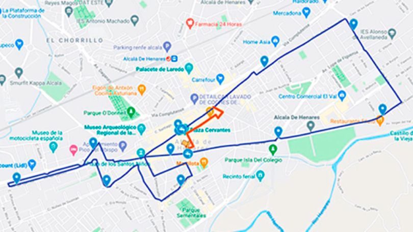 Media Maratón Alcalá de Henares 2024: Mapa