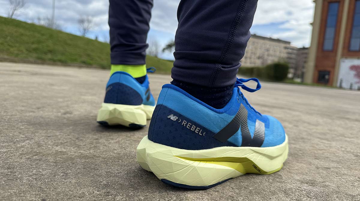 The 4 relevant keys of the New Balance FuelCell Rebel v4