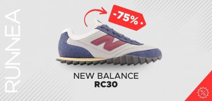 New Balance RC30 por 53,75€ antes 130€ (-75% de descuento), aplicando código descuento NB25OFF