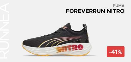 PUMA Forever Run Nitro desde 95€ antes 160€ (-41% descuento)