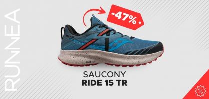 Saucony Ride 15 TR desde 133,91€ antes 180€ (-26% de descuento)