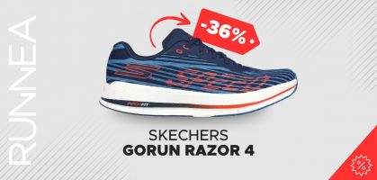Skechers GORun Razor 4 desde 101,95€ antes 160€ (-36% de descuento)