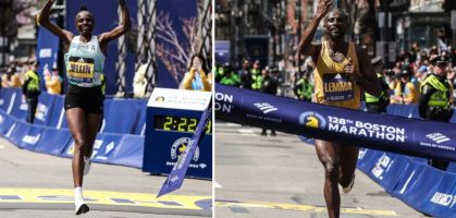 Sapatilhas de running vencedoras da Maratona de Boston 2024: adidas e On Running à frente da Nike