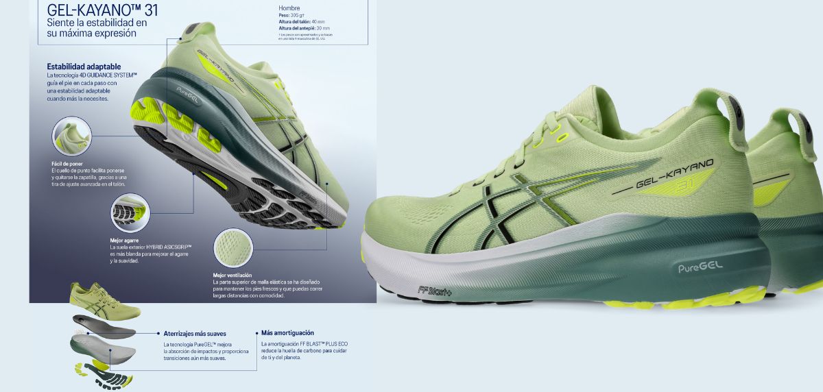 New highlights: ASICS Gel Kayano 31 vs ASICS Gel Kayano 30