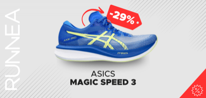 ASICS Magic Speed 3 desde 127€ antes 180€ (-29% de descuento)