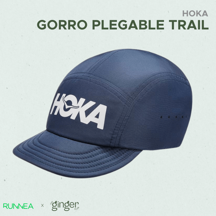  HOKA gorra plegable trail