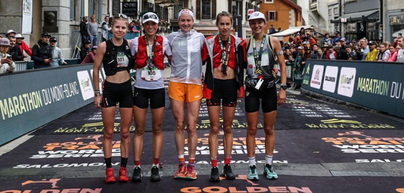 Marathon Mont Mont Blanc 2024 : podium femmes