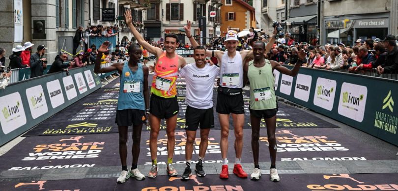 Marathon Mont Mont Blanc 2024 : podium hommes