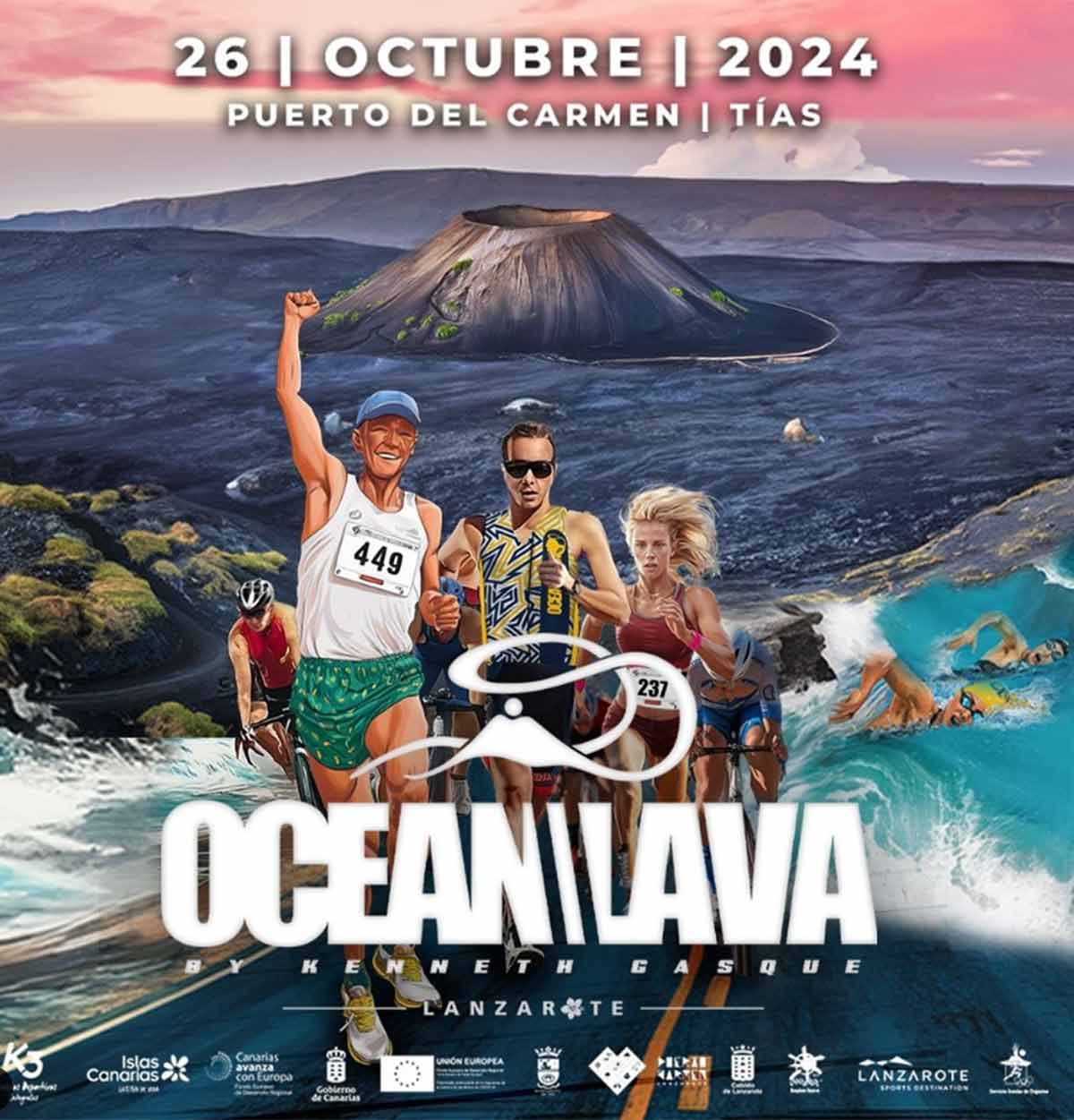 Consegna dei pettorali della Ocean Lava Lanzarote 2024