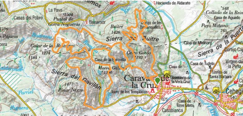 La Vara Trail 2024: Mapa