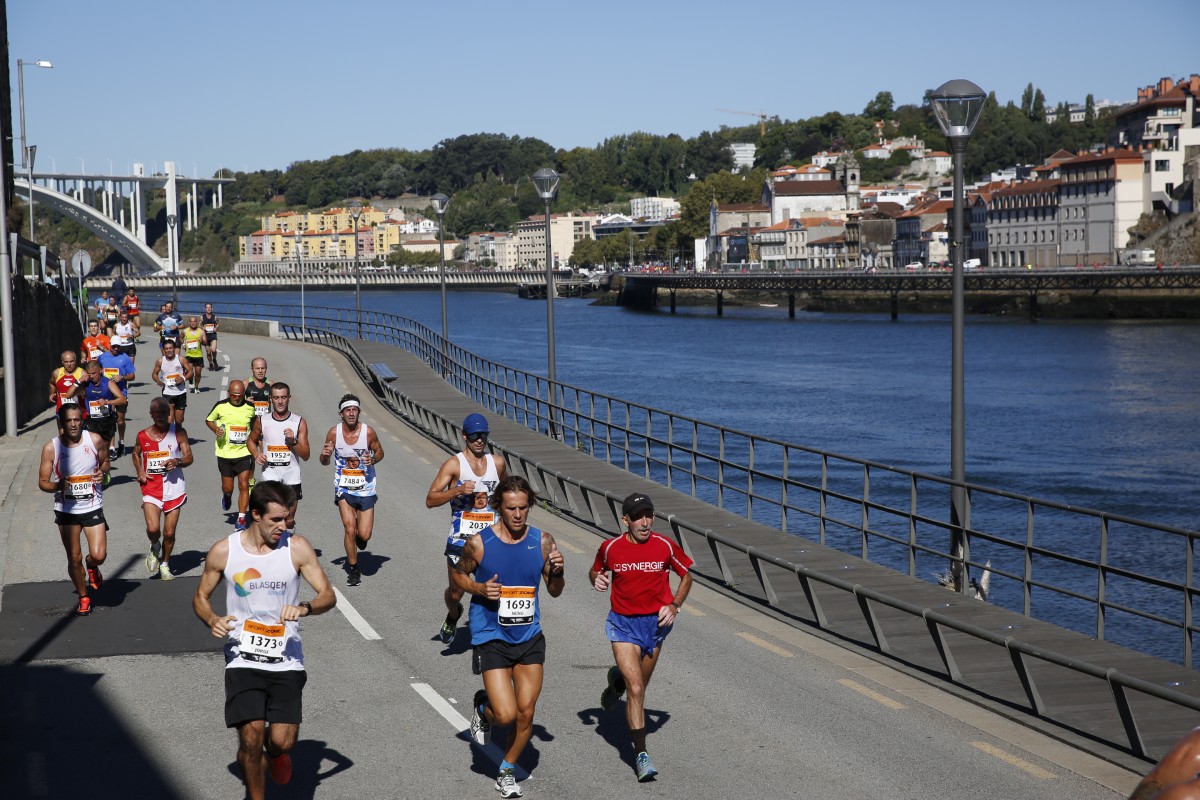 Das Überqueren des meta in Porto, der persönliche Triumph