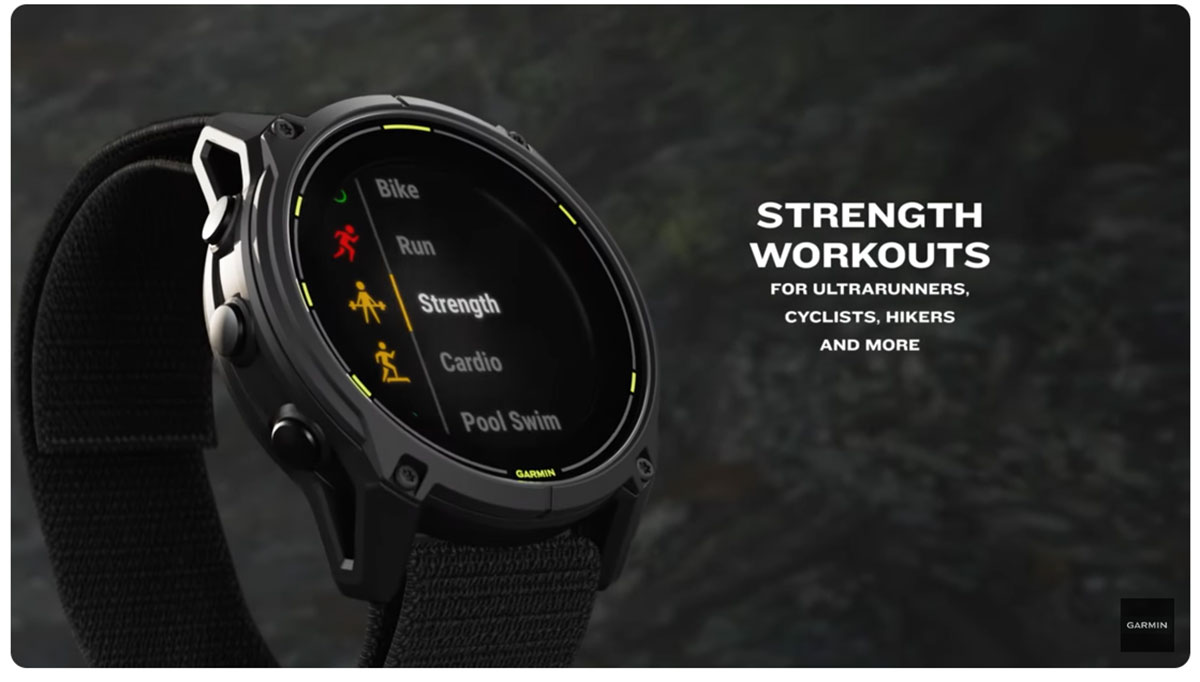 Principais caraterísticas e vantagens Garmin Enduro 3: Design robusto e leve