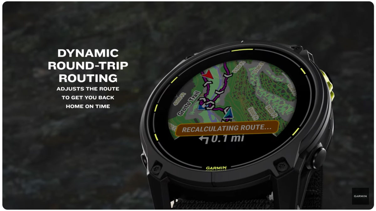 Recommended uses of the Garmin Enduro 3: integrated maps