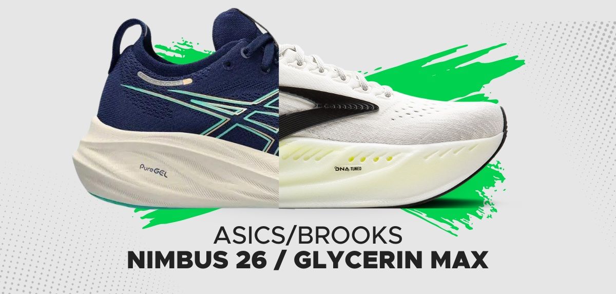 The battle for softness ASICS Gel Nimbus 26 or Brooks Glycerin Max Find out which is best for you