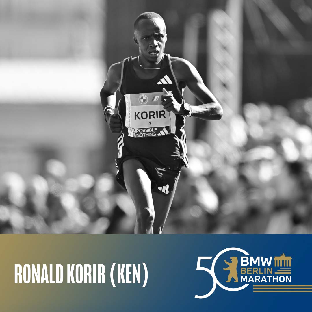 5 de 5 favoritos na categoria masculina - Ronald Korir