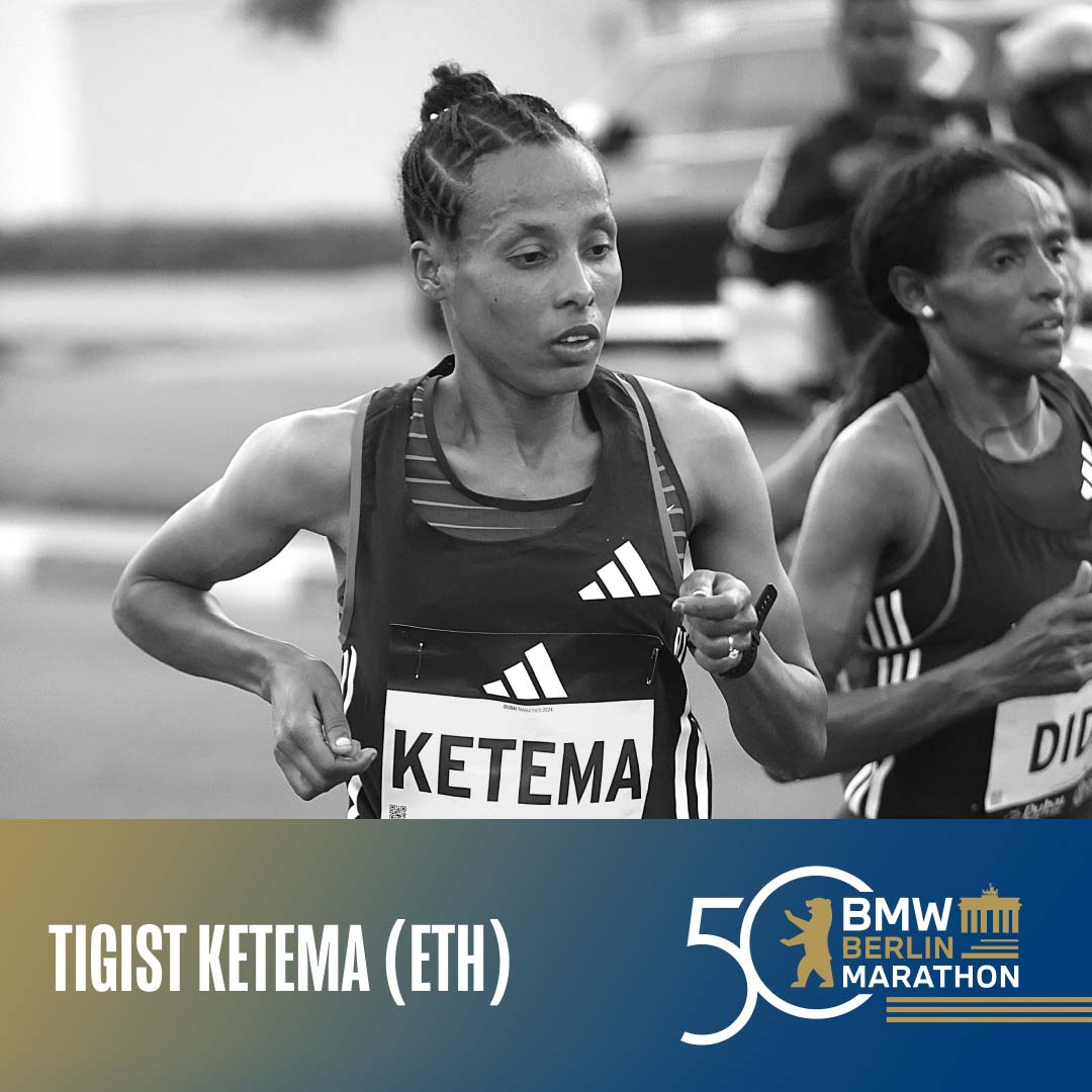 Top 5 dos favoritos na categoria feminina - Tigist Ketema