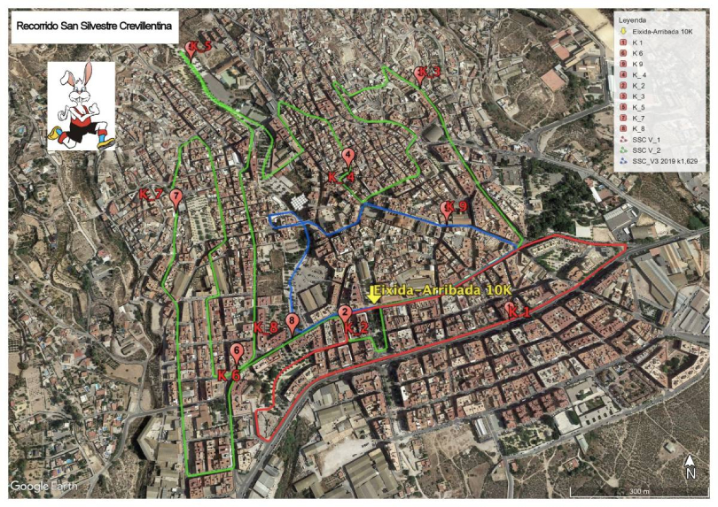 San Silvestre Crevillentina 2024: Mapa