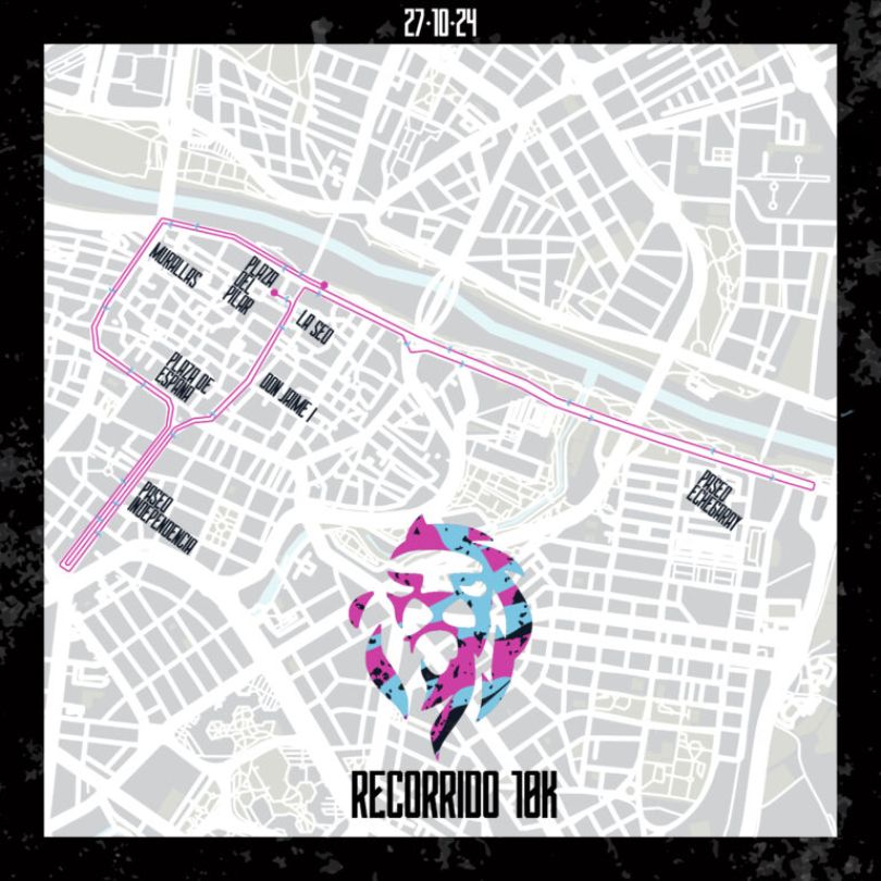 10K Zaragoza 2024: Mapa