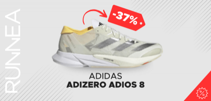 Adidas Adizero Adios 8 pour 88 € avant 140 € (-37 % de remise)