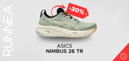 ASICS Gel Nimbus 26 TR desde 139,99€ antes 200€ (-30% de descuento)