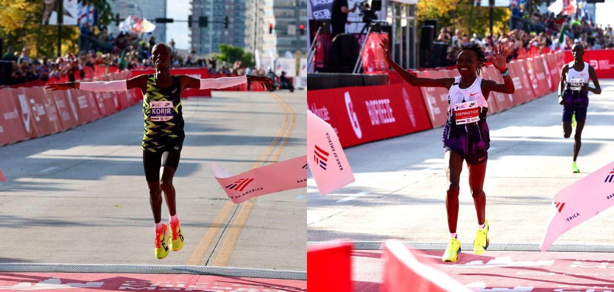 Ruth Chepngetich, die erste Sportlerin in der Geschichte, die Stunden und 10 Minuten lang unter den 2 blieb