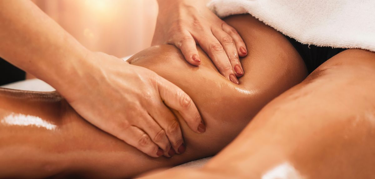 What is the best time to receive a muscle relaxation massage on the legs?