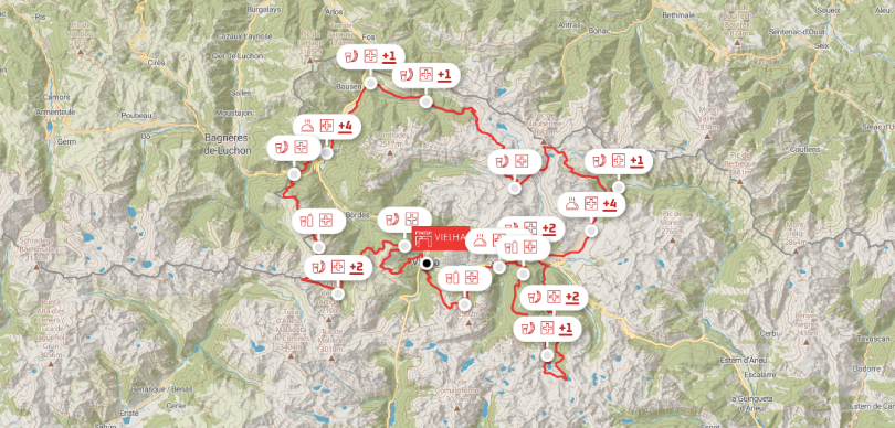 Val d’Aran by UTMB 2025: Mapa