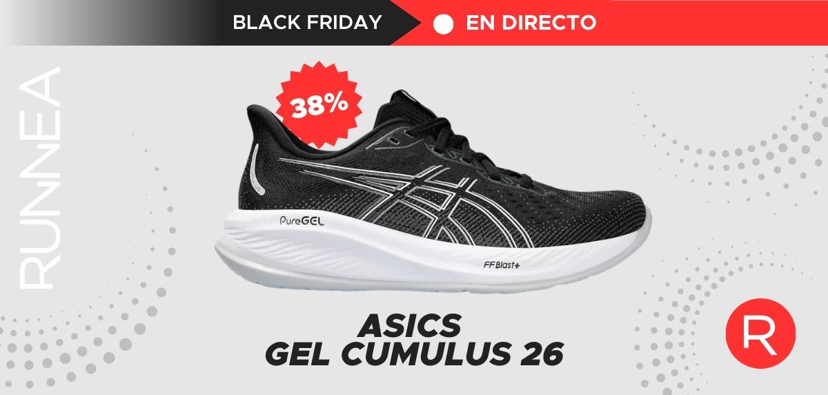 Oferta del día más destacada del Black Friday 2024: ASICS Cumulus 26