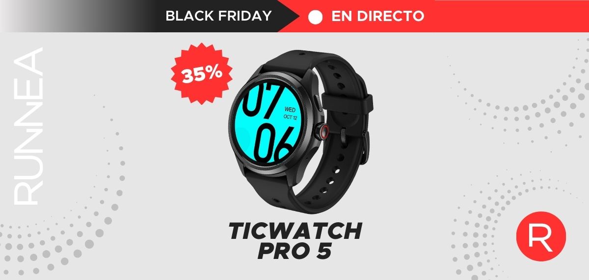 Oferta del día más destacada del Black Friday 2024: viernes, 22 de noviembre - Ticwatch Pro 5