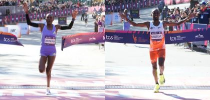 Abid Nageeye (Nike) and Sheila Chepkirui (adidas) winners in the New York Marathon 2024