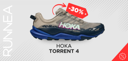 HOKA Torrent 4 desde 97,57€ antes 140€ (-30% de descuento)