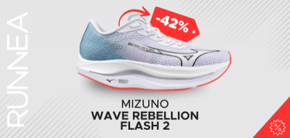 Mizuno Wave Rebellion Flash 2 por 110,49€ antes 190€ (-42% de descuento)