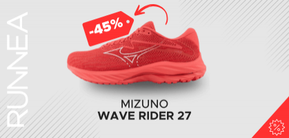 Mizuno Wave Rider 27 desde 88€ antes 160€ (-45% de descuento)