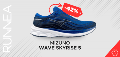 Mizuno Wave Skyrise 5 desde 86,99€ antes 150€ (-42% de descuento)