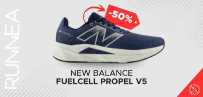 New Balance FuelCell Propel v5 por 65€ antes 130€ (-50% de descuento)