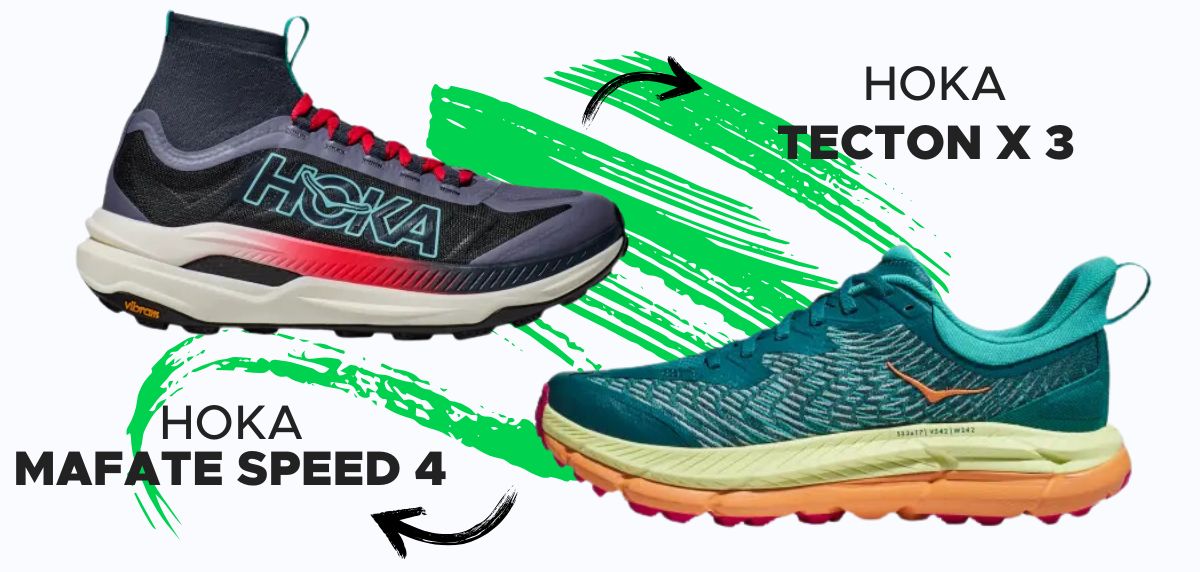 HOKA Tecton X 3 vs HOKA Mafate Speed 4: Modelos