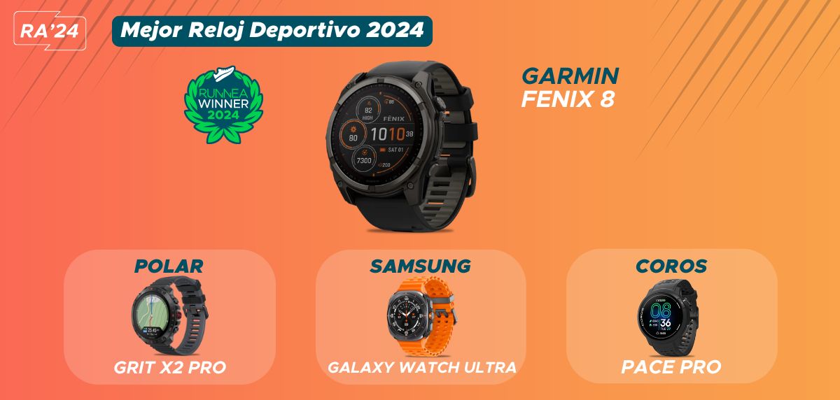 Mejor reloj deportivo GPS 2024 - Garmin Fenix 8