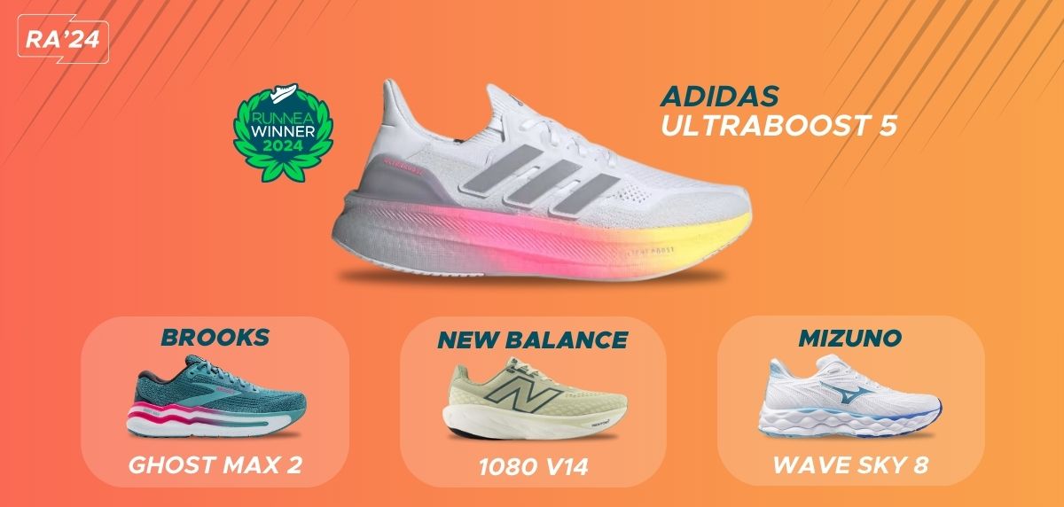 Meilleure chaussure de maximum amortissement 2024 - adidas Ultraboost 5