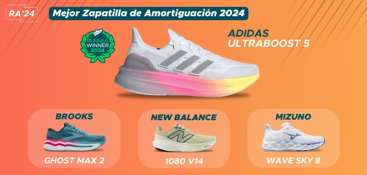 Mejor zapatilla de máxima amortiguación 2024 - adidas Ultraboost 5